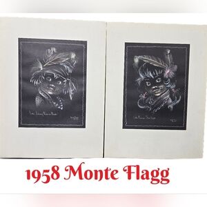 Monte Flagg 1958 Originals Little Princess Star Light & Little Johnny Rain Pants